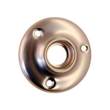 Restorers Classic 2 Inch Traditional Stamped Brass Door Rosetteimage