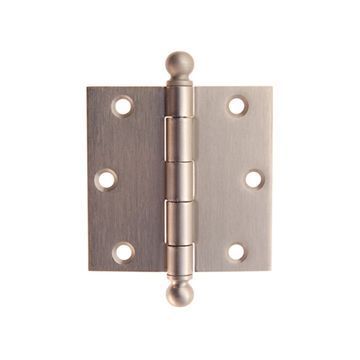 Restorers Classic 3 Inch Ball Tip Removeable Pin Hinges - Pairimage