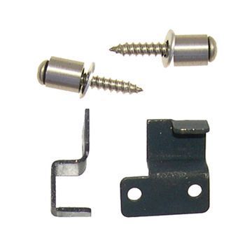 Restorers Classic Bookcase Door Stop With Pivot Bracketsimage