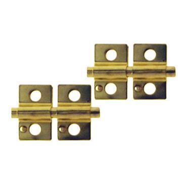 Restorers Classic Brass Plated Mirror Hingeimage