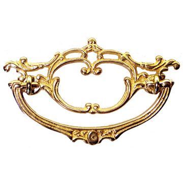 Restorers Classic Cast Brass Victorian Drawer Bail Pullimage