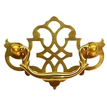 Restorers Chippendale 4” Brass Bail Pullimage