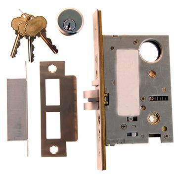 Restorers Classic Knob To Knob Entry Mortise Door Lock - 2 3/4 Inch Backsetimage
