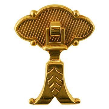 Restorers Classic Large Oblong Backplate With Split Pendant Drop Pullimage