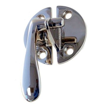 Restorers Classic Nickel Flush Mount Hoosier Latchimage