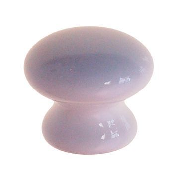 Restorers Classic White Porcelain Mushroom Knobimage