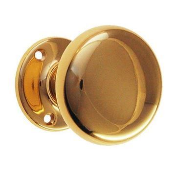 Restorers Classic Passage Plain 2 Inch Forged Door Set With Plain Solid Core Knobsimage