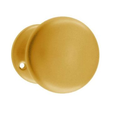 Restorers Classic Passage Plain 2 Inch Stamped Door Set With Plain Hollow Brass Knobsimage
