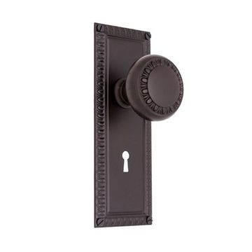 Restorers Classic Egg & Dart Interior Mortise Lock Set With Egg & Dart Knobsimage