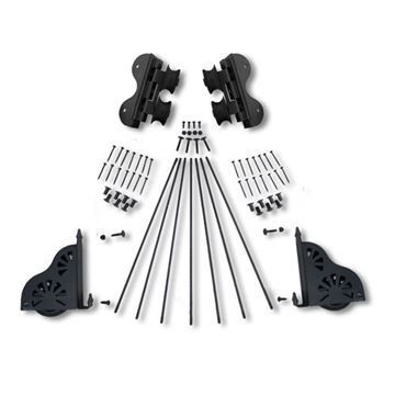 Quiet Glide Braking Swivel Rolling Library Ladder Hardware Kitimage