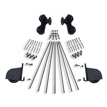 Quiet Glide Contemporary Rolling Library Ladder Hardware Kit - Rolling Hookimage