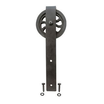 Quiet Glide Hook Strap Roller For Flat Track Rail - 5 Inch Wheelimage