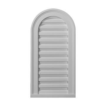 Restorers Architectural 22 Inch Cathedral Top Urethane Functional Gable Ventimage