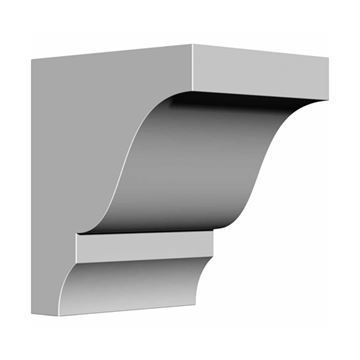 Restorers Architectural 4 1/2 Inch Wigan Urethane Bracketimage