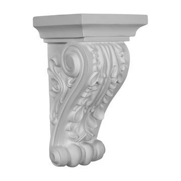 Restorers Architectural Acanthus 10 5/8 Inch Urethane Corbelimage