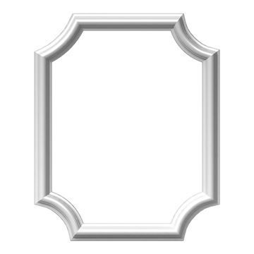 Restorers Architectural Ashford Scalloped 16 Inch Urethane Picture Frame Wall Panelimage