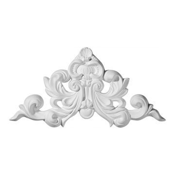 Restorers Architectural Ashford Shell & Scroll Urethane Onlay Appliqueimage