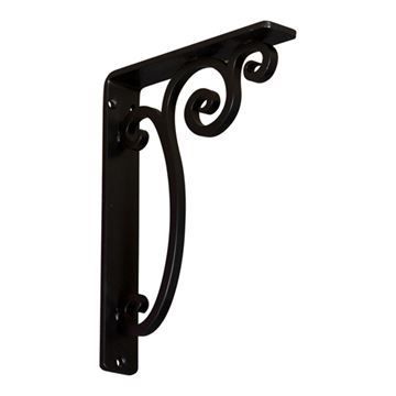 Restorers Architectural Avery Wrought Iron/Steel Single Brace Bracketimage