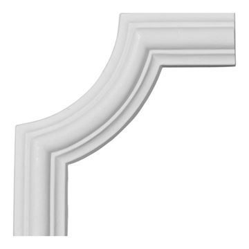 Restorers Architectural Bradford Smooth Corner Urethane Panel Moldingimage