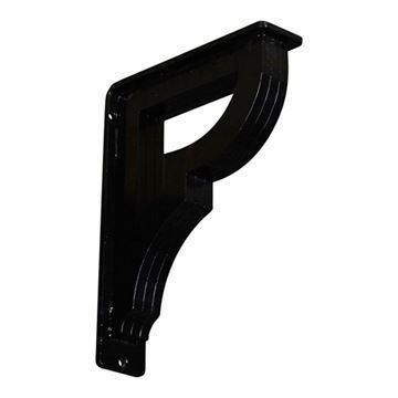 Restorers Architectural Bradford Wrought Iron/Steel Triple Brace Bracketimage