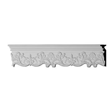 Restorers Architectural Emery Scroll Urethane Panel Moldingimage