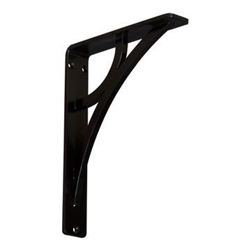 Restorers Architectural Galveston Wrought Iron/Steel Single Brace Bracketimage