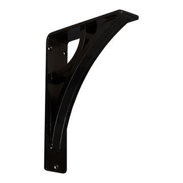 Restorers Architectural Galveston Wrought Iron/Steel Triple Brace Bracketimage