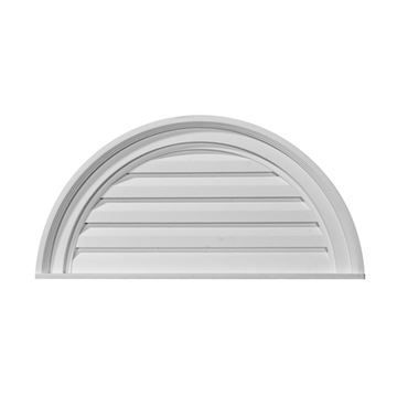 Restorers Architectural Half Round Urethane Decorative Gable Ventimage