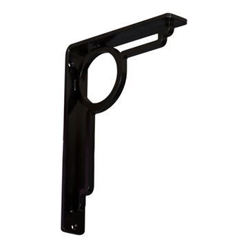 Restorers Architectural Maria Wrought Iron/Steel Single Brace Bracketimage