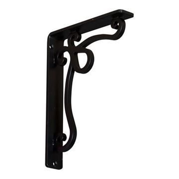Restorers Architectural Orleans Wrought Iron/Steel Single Brace Bracketimage