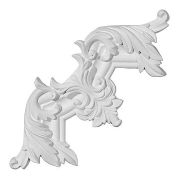 Restorers Architectural Oxford Ornate Corner Urethane Panel Moldingimage