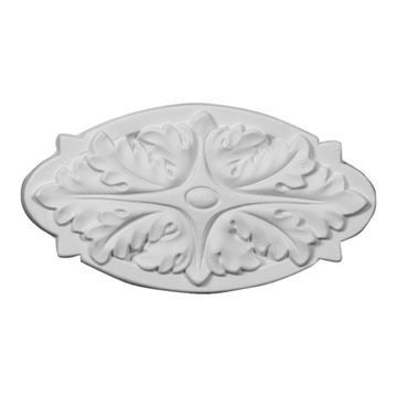 Restorers Architectural Oxford Oval Urethane Onlay Appliqueimage