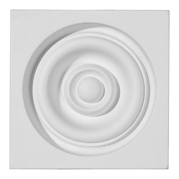 Restorers Architectural Reece Bullseye Urethane Plinth Blockimage