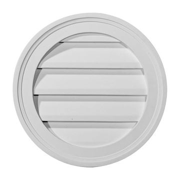 Restorers Architectural Round Urethane Decorative Gable Ventimage