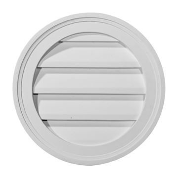 Restorers Architectural Round Urethane Functional Gable Ventimage