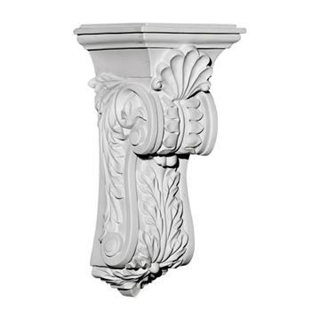 Restorers Architectural Scroll Leaf Urethane Corbelimage