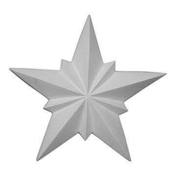 Restorers Architectural Star Urethane Onlay Appliqueimage