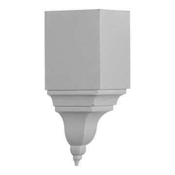 Restorers Architectural Universal Large Finial Urethane Inside Molding Cornerimage