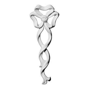 Restorers Architectural Versailles Ribbon & Bow Drop Urethane Onlay Appliqueimage