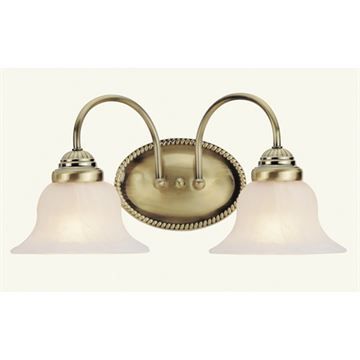 Livex Lighting Edgemont 2 Light Vanity Lightimage