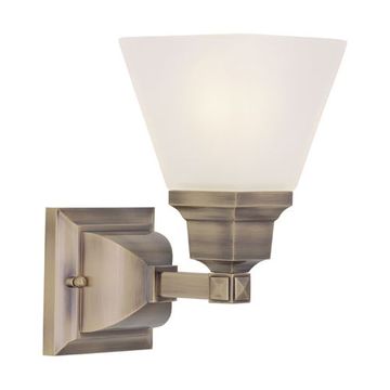 Livex Lighting Mission 1 Light Vanity Lightimage