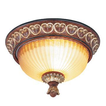 Livex Lighting Villa Verona Flush Ceiling Lightimage