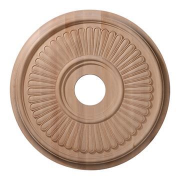 Restorers Architectural 20 Inch Berkshire Wooden Ceiling Medallionimage