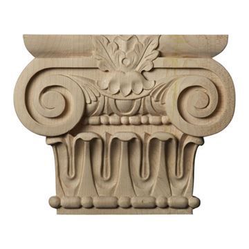 Restorers Architectural 5 5/8 Inch Bradford Roman Ionic Capitalimage