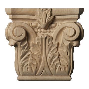 Restorers Architectural 5 5/8 Inch Floral Roman Corinthian Capitalimage