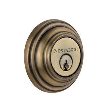 Nostalgic Warehouse Classic Rosette Double Cylinder Deadboltimage