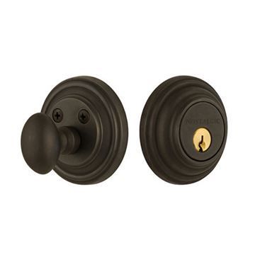 Nostalgic Warehouse Classic Rosette Single Cylinder Deadboltimage