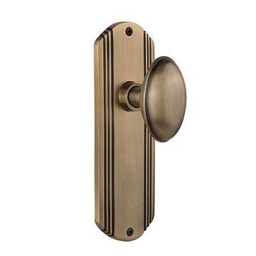 Nostalgic Warehouse Deco Plate Door Set With Homestead Knobsimage