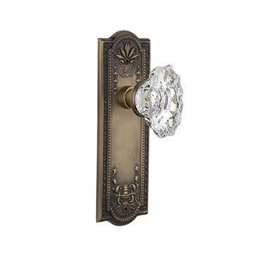 Nostalgic Warehouse Meadows Plate Door Set With Chateau Knobsimage