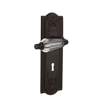 Nostalgic Warehouse Meadows Plate Interior Mortise Door Set With Parlor Leversimage